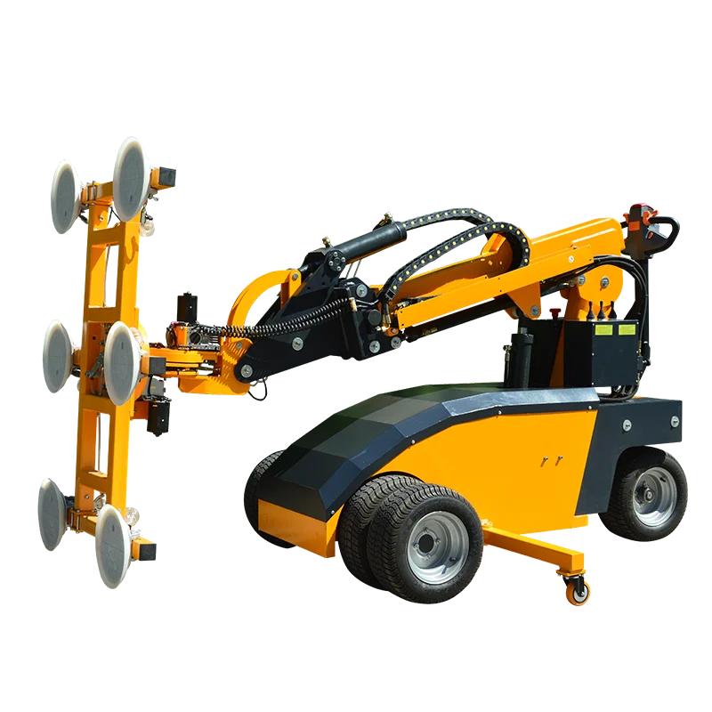 Electric Suction Cups Automatic Walking 800Kg Granite Slab Mobile Lifter