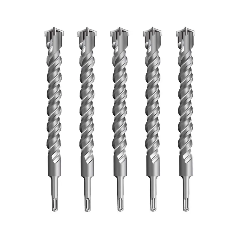 Cross Tips 4 Cutters Concrete SDS Plus Drill Bit 110mm 150 200 350mm500mm Wall Brick Block Electric Hammer Masonry Drilling Bits