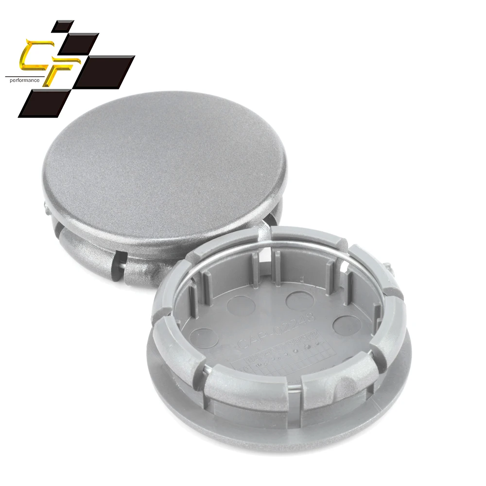 

1pc 53mm 51mm Wheel Hub Caps For Rim Center Cover Styling Refits 8 Clip No Logo Gun Grey Auto Accessroies ABS Plastic