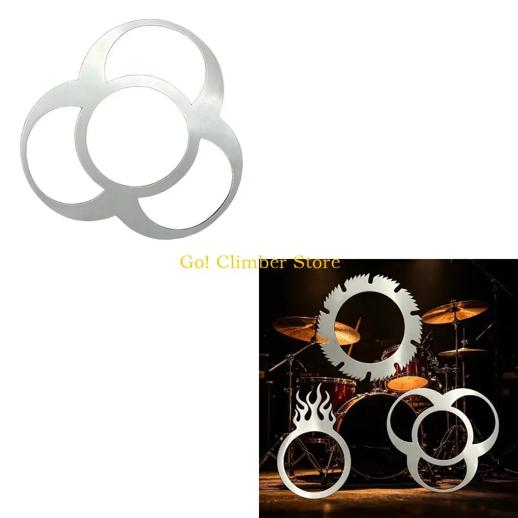 Q84C Bass Drum Sound Optimizer with Fashion Design Studio Recording Drum Tool Band Execution Accessory for Recording Studios
