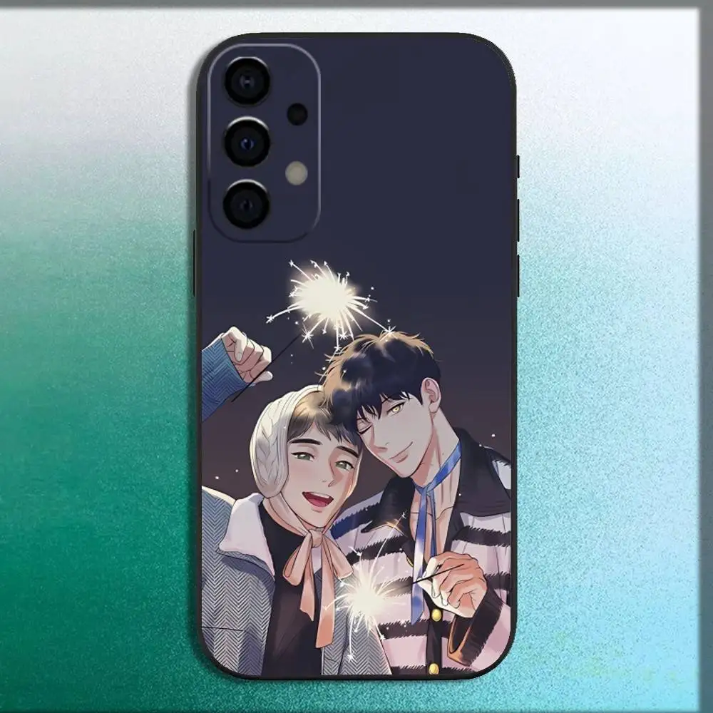 Bj comics Alex Capa de telefone para Samsung Galaxy A73,72,71,A52,51,40,41,A22,A32,31,A13,12,Note20 Soft Black Shell