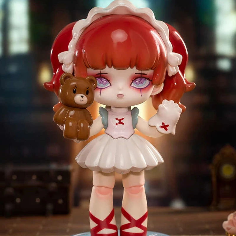 Misya Blind Box figura de Anime genuina, inconstruible, magia universitaria, serie, adornos oscuros, caja misteriosa, muñecas de Pvc, regalos para niños de Halloween