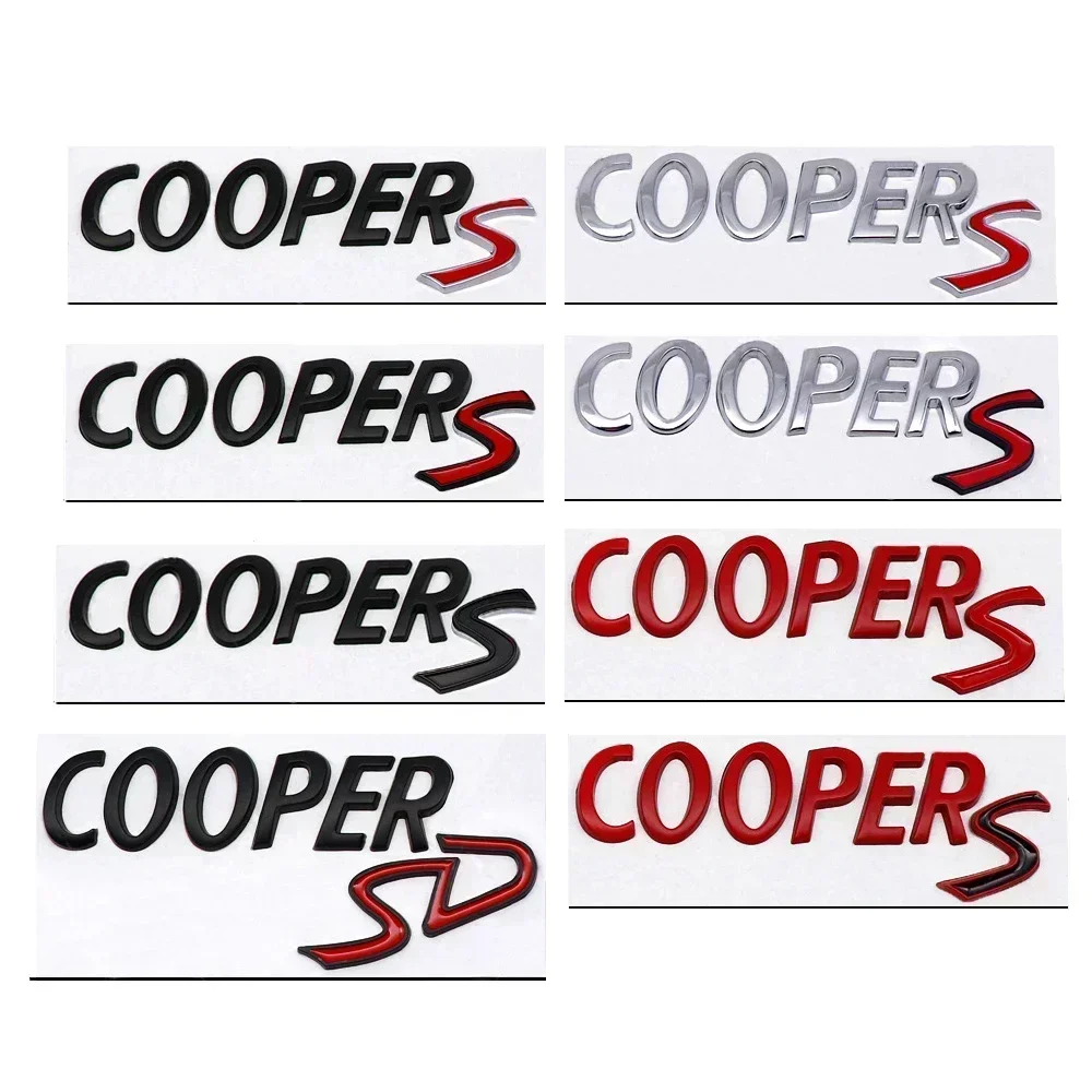 Autocollant de coffre de voiture en métal, Badge latéral, emblème COOPER S D SD pour Mini Cooper R50