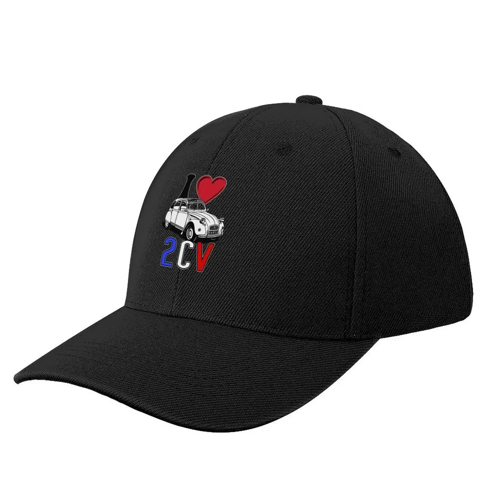 

I Love 2CV Baseball Cap Sports Cap Snapback Cap Anime Wild Ball Hat Baseball For Men Women's