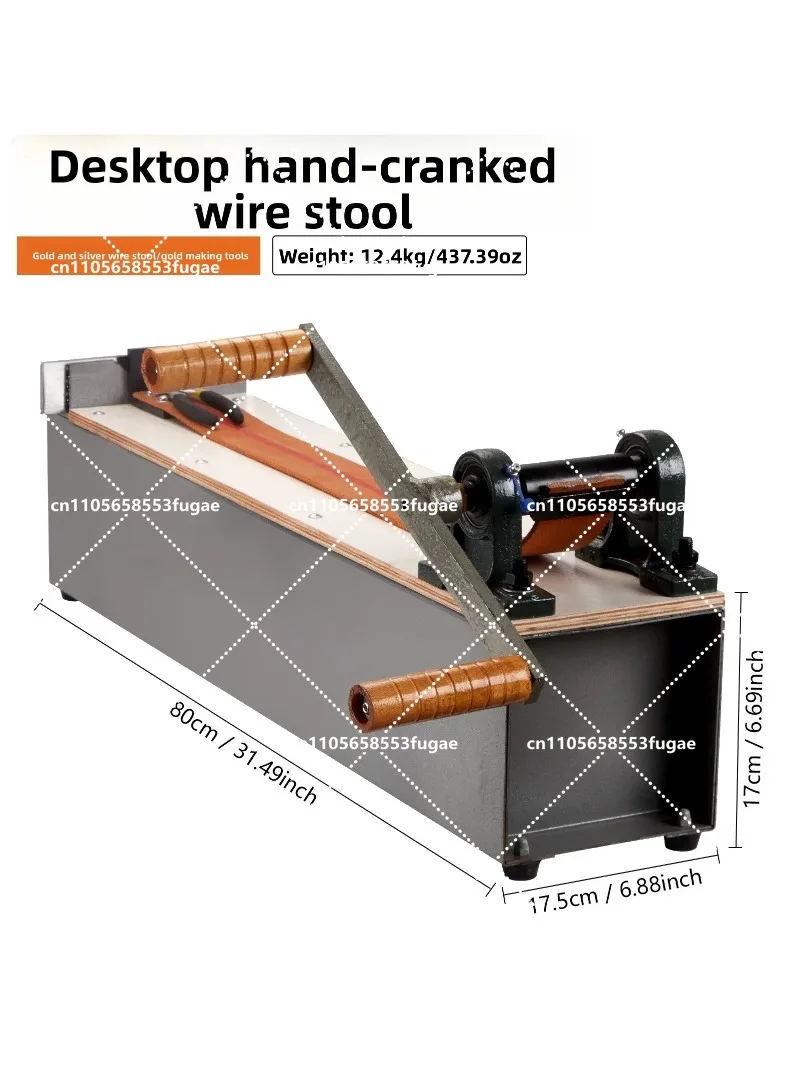 Desktop Small Manual Wire Drawing Bench Jewelry Wire Making Forming Machine Jewellery Tools Gold Silver Wire Pulling Draw Bench