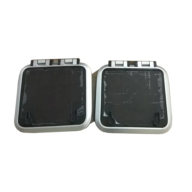 Black Customized Marine Boat Skylight Escape Hatch Window Aluminum Deck Hatch for Boats and Yacht