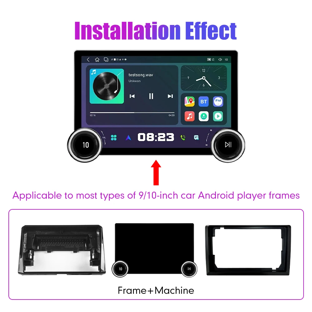 11.8 Inch 2K Double Knobs 2 Din Car Radio For Honda Corolla 2019-2021 Car Radio DVD Multimedia Video Player Android Auto Carplay