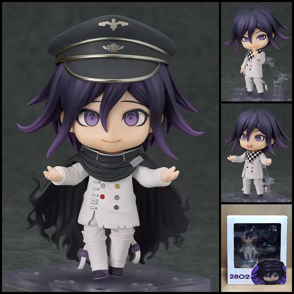 Danganronpa V3 2802 Kokichi Oma Movable Action Figure Replaceable Face Collectible Model Desktop Ornament For Anime