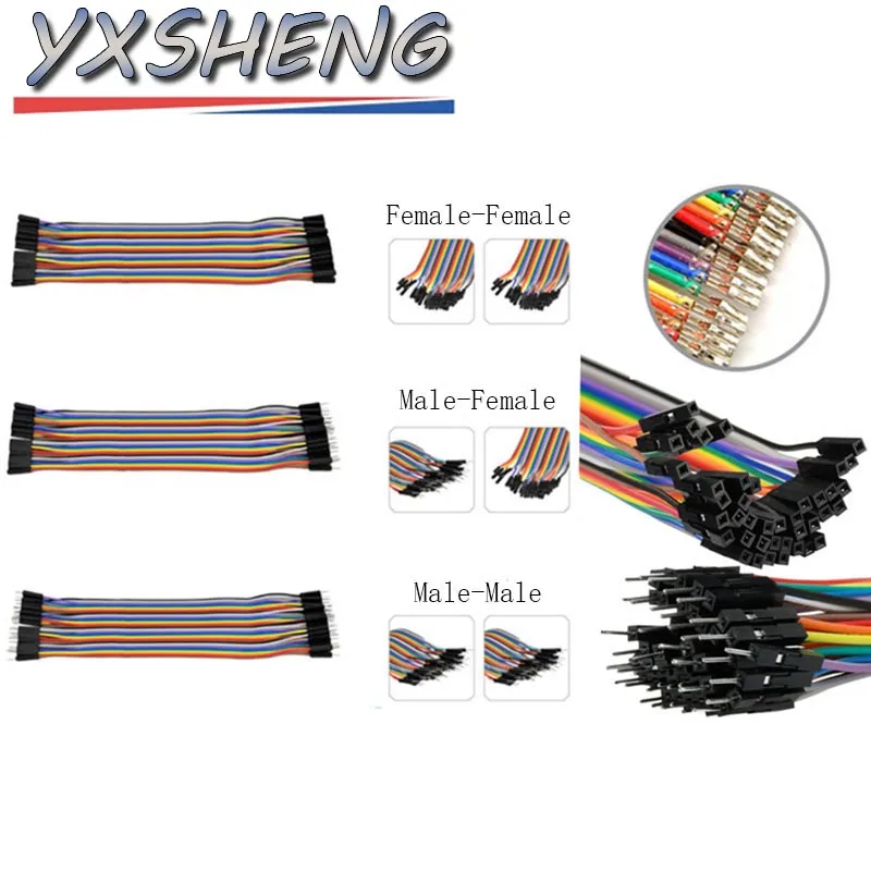 10CM 20CM Dupont Line Male To Male+Female To Male + Female To Female Jumper Wire Dupont Cable For Arduino DIY KIT