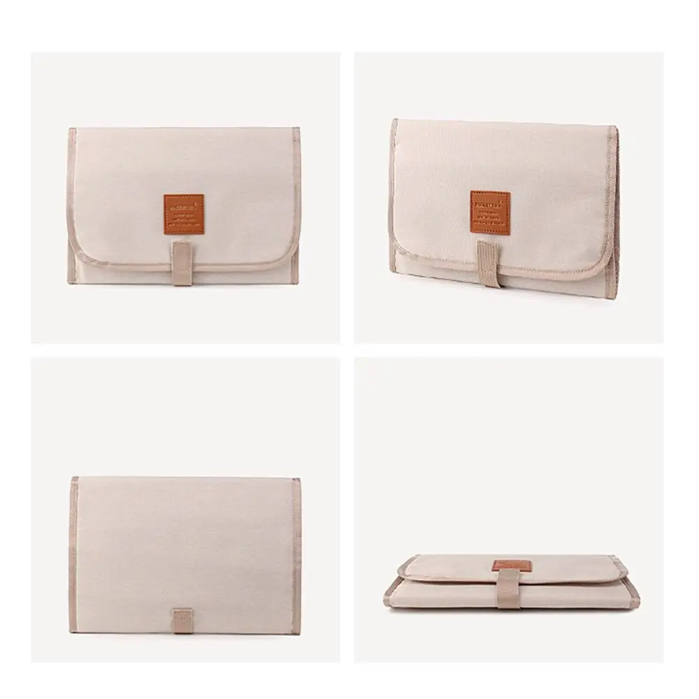 Almofada para troca de fraldas para recém-nascidos, à prova d'água, portátil, troca rápida, dobrável, confortável