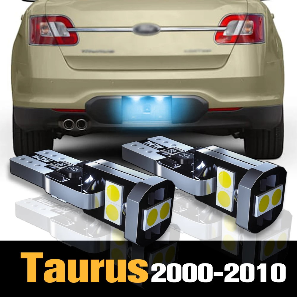 

2pcs Canbus LED License Plate Light Lamp Accessories For Ford Taurus 2000 2001 2002 2003 2004 2005 2006 2007 2008 2009 2010