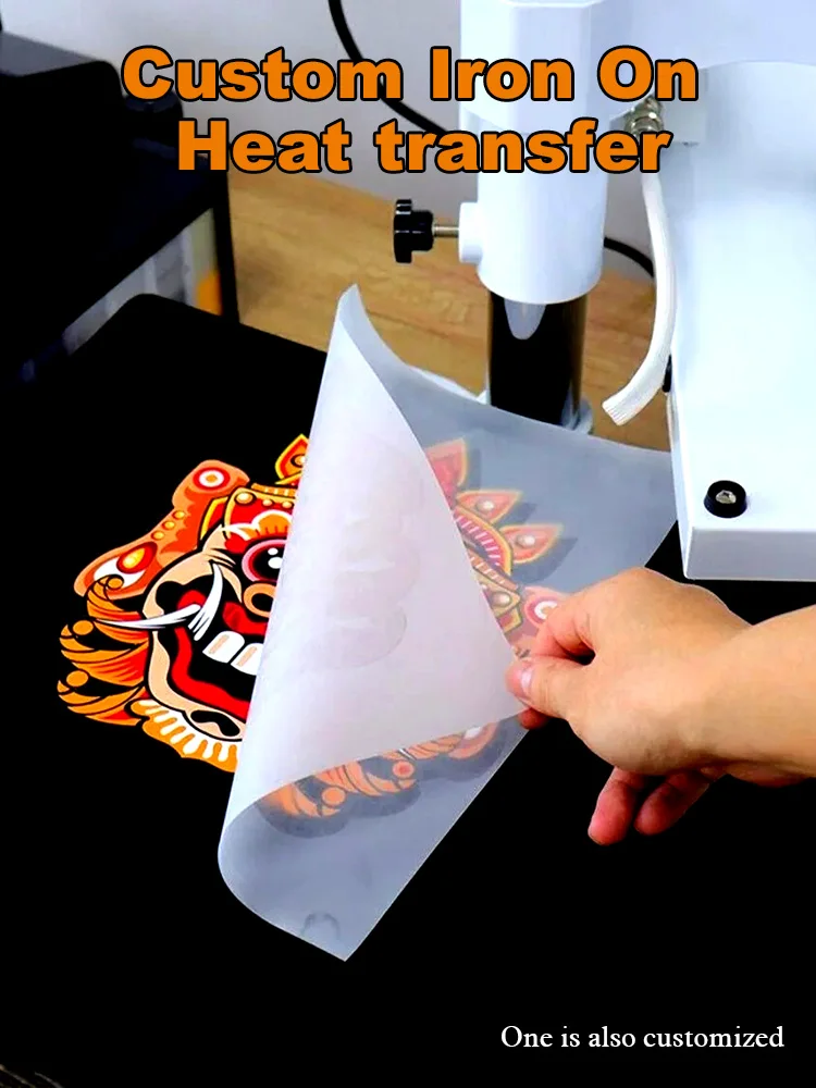Passen Sie Ihre eigenen Design-Aufnäher zum Aufbügeln für Kleidung an. DIY waschbare T-Shirts, Thermoaufkleber, Markenfarben-Wärmeflicken – Detail 3