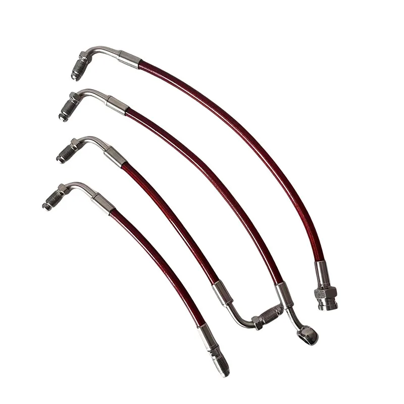 

Cars Hydraulic Brake Hose Automobile Reinforced AN3 Stainless Braided Front Rear Brake Clutch Oil Pipe Tube Assy Racing ATV UTV