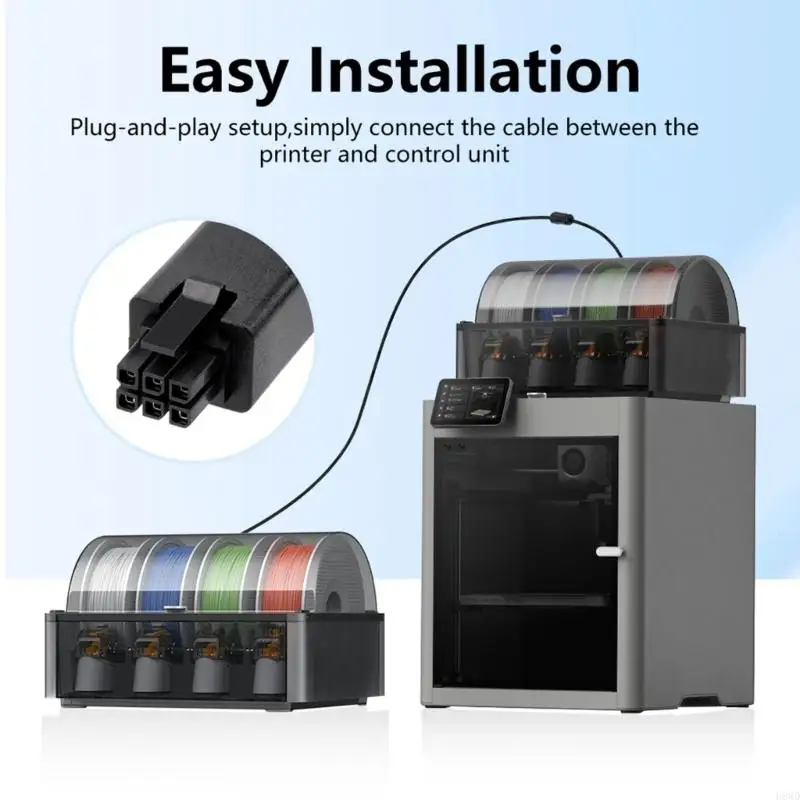 

Premium 22AWG 6Pin Extension Cord Filter For Lab Printers System Durability Connection Solution H8WD