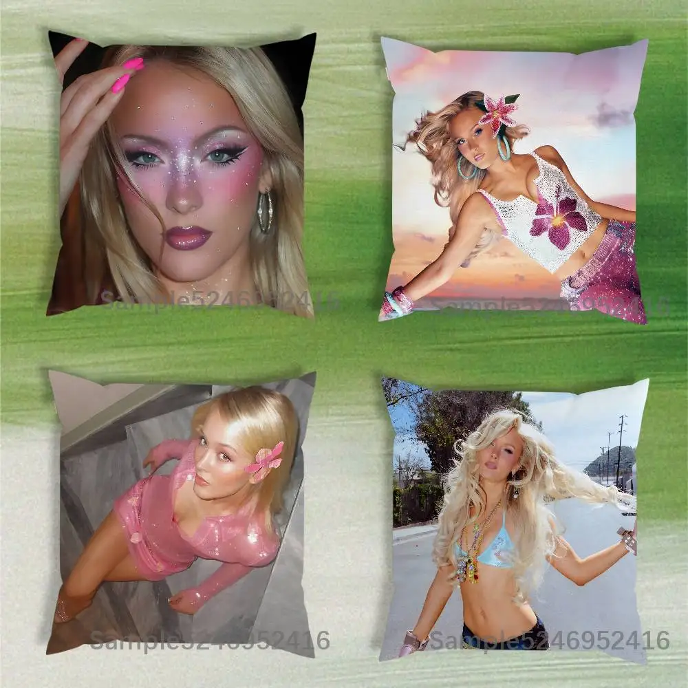 Z-Zara Larsson Midnight Sun Pillowcases Cute Funny Pillow Case For Wedding Party Home Decor Comfy Pillow Cover