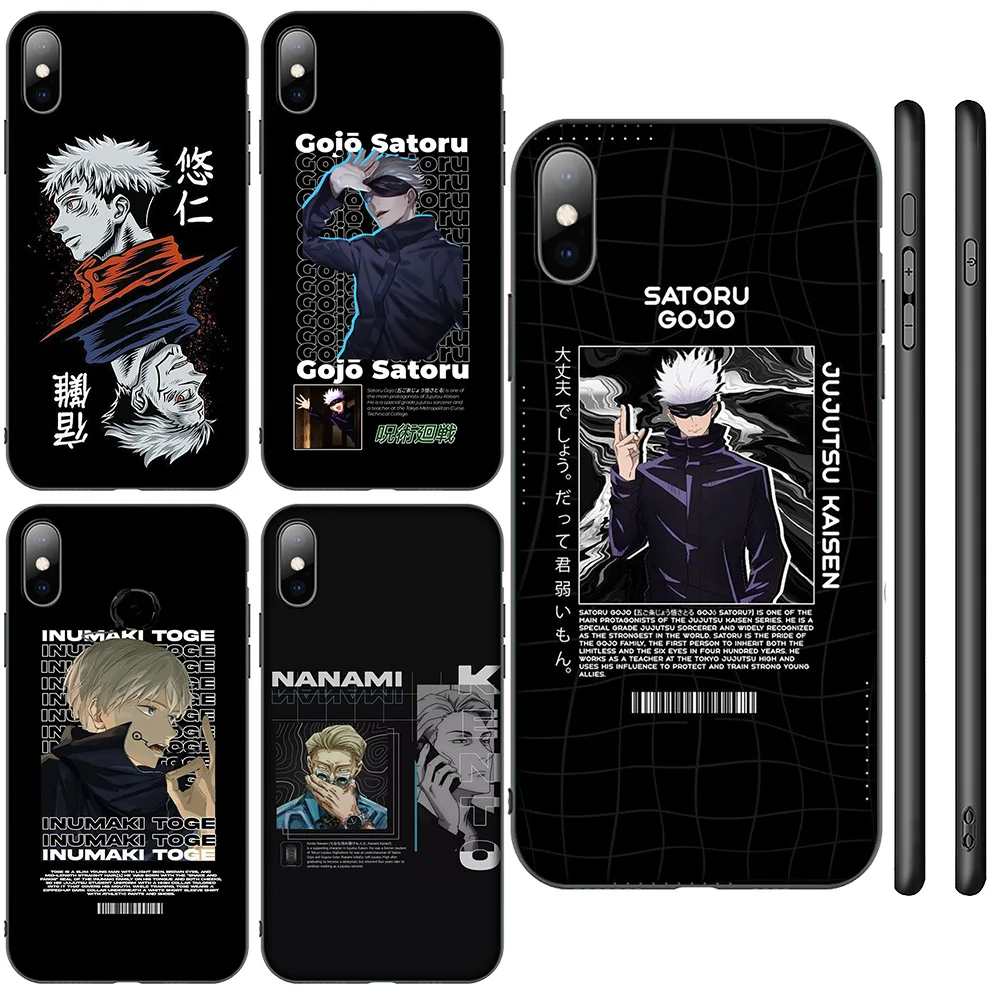 H-88 Jujutsus Itadori Yuji Kaisens Gojo Satoru Case for Xiaomi Redmi 13 12C 12 10C 10 9C S2 10 9T 10A 9C 9A 9 8A 8 7A 7 6A 6