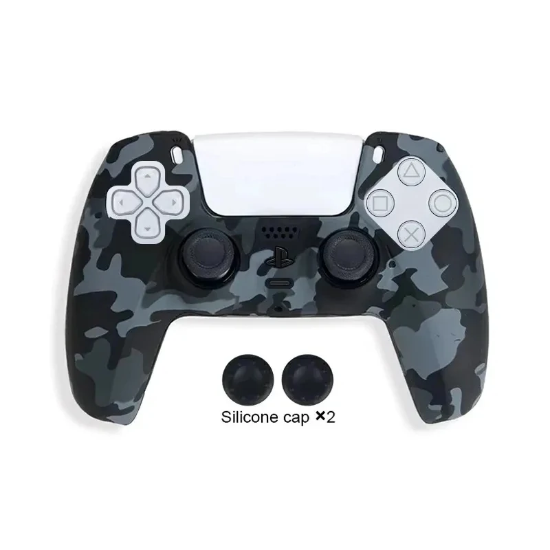 Funda Protectora de Silicona con Agarre Antideslizante para Control de PlayStation 5 PS5, Accesorios de Cobertura Total 0.1