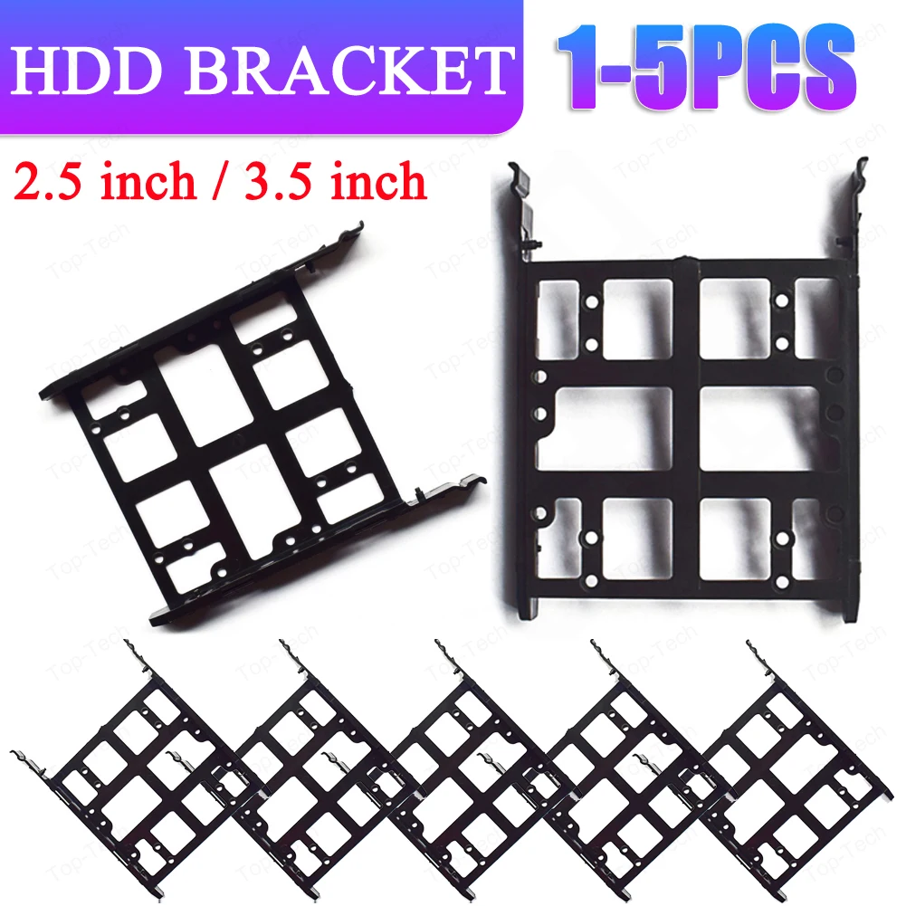 Mounting Bracket Adapter Bracket Plastic Dock Hard Drive Holder HDD SSD for 2.5 inch / 3.5 inch Hard Drive Tray Holder