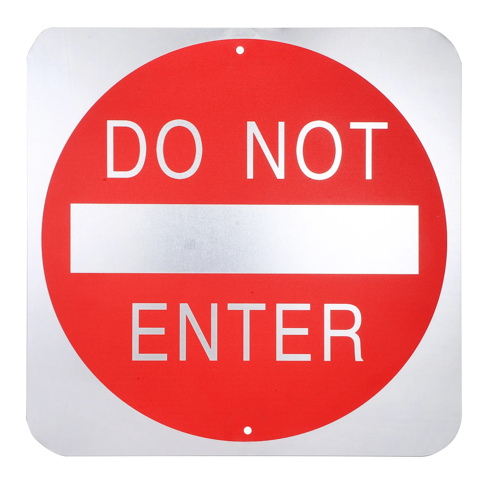 

Weatherproof Reflective Logo Do Not Enter Warning Sign Traffic Entry Aluminum Signs Alloy Metal Street Door