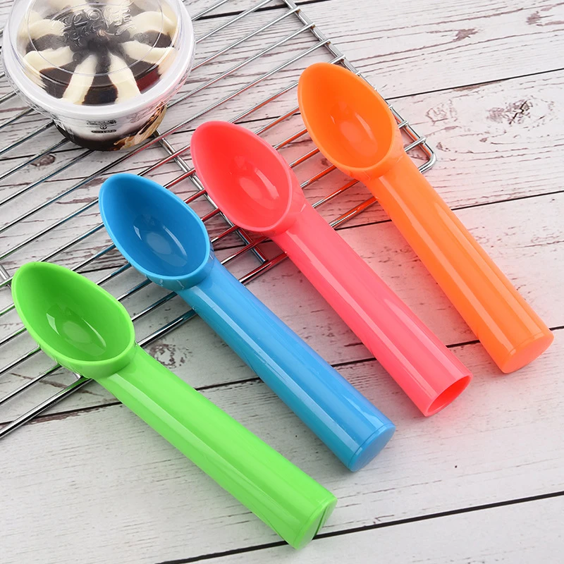 Ice Cream Scoops Stacks Thickened PP Ice Cream Spoon Non-Stick Fruit Ice Ball Maker Watermelon Ice Cream Tools Kitchen Gadgets