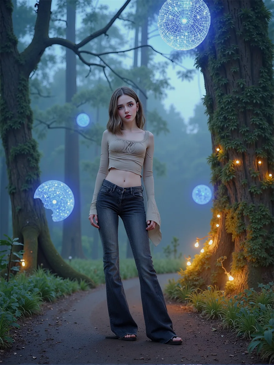 جينز نسائي منخفض الارتفاع Y2K تصميم أزرق غير متماثل بنطلون دينم عتيق ملابس خروج عصرية غير رسمية للخريف كورية للسيدات #5