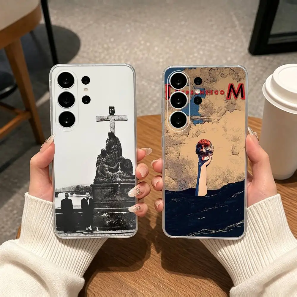 Band Depeche M-Mode  gift Phone Case Transparent Silicone Soft For Samsung S25,S24,S21,S22,S23,S30,Ultra,S20,Plus,Fe