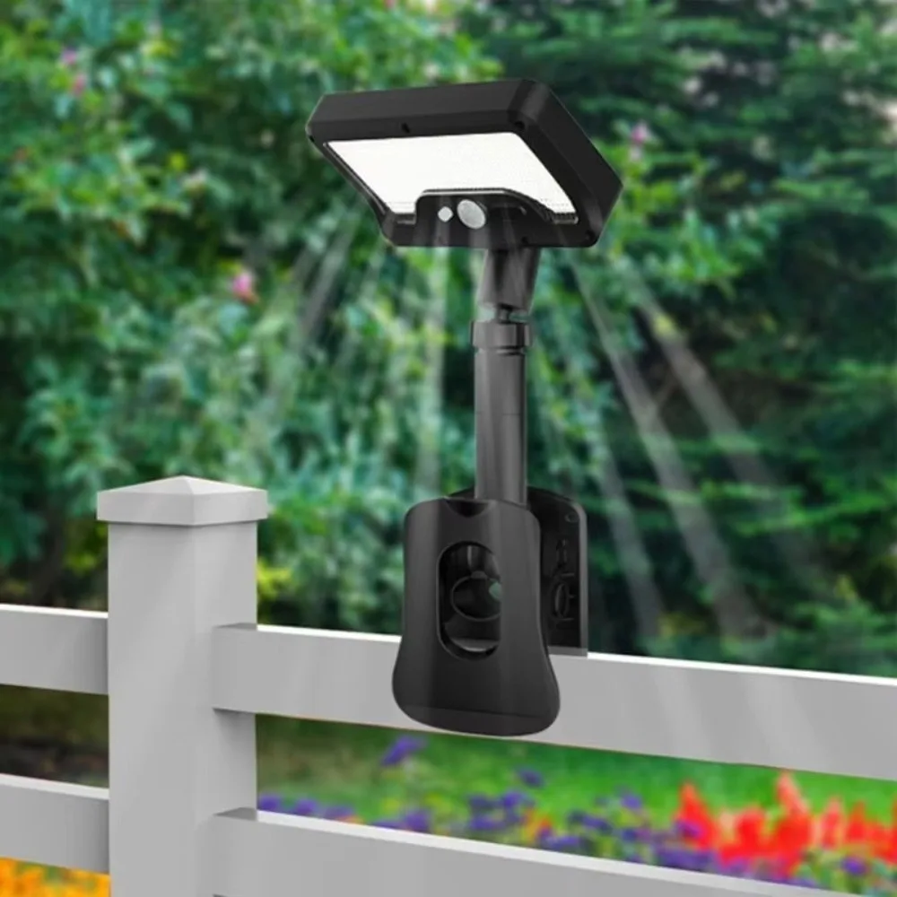 Waterproof Solar Wall Light Auto on/Off 360° Rotatable Garden Street Lights 92 LED 4 Modes LED Induction Lamp Camping