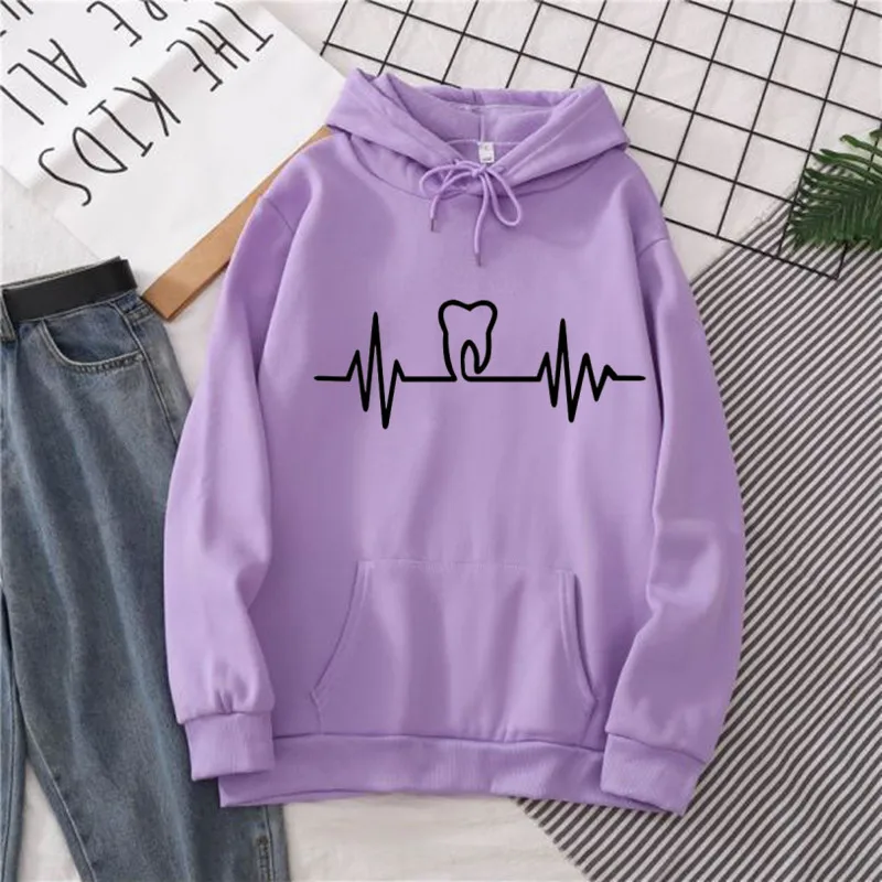 Heatbeat Hoodie Graphic Tooth  - đánh giá và giá Winter Clothing Drawing