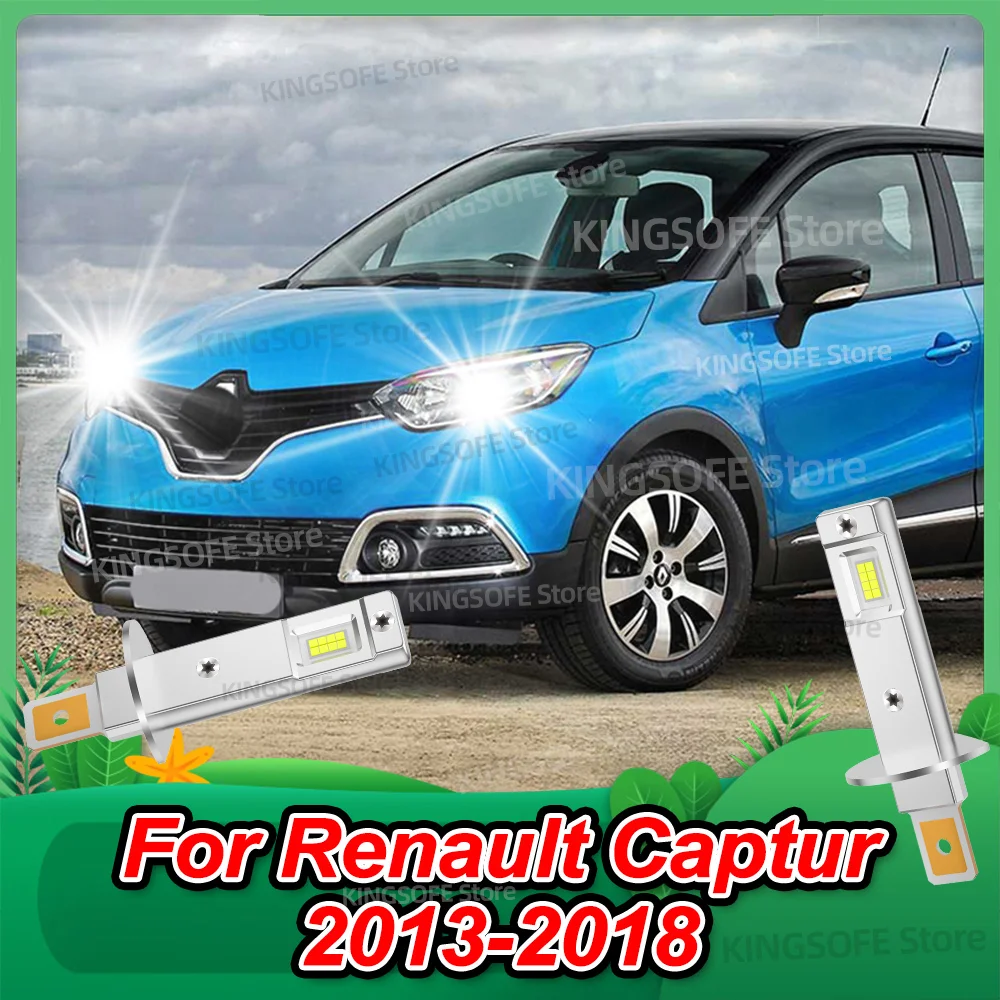 

2/4 шт. автомобильные светодиодные лампы для фар Mini Turbo, дальний ближний свет 180 Вт для Renault Captur 2013 2014 2015 2016 2017 2018