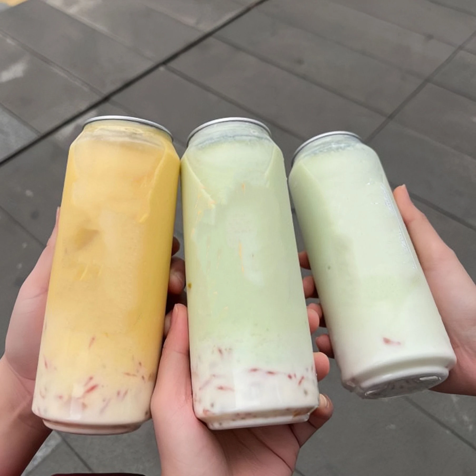 

200 pieces 500ml Customizable Pet Plastic Cans Transparent Plastic Can Cheap Price Pop Can Bottles Plastic Juice Bottle