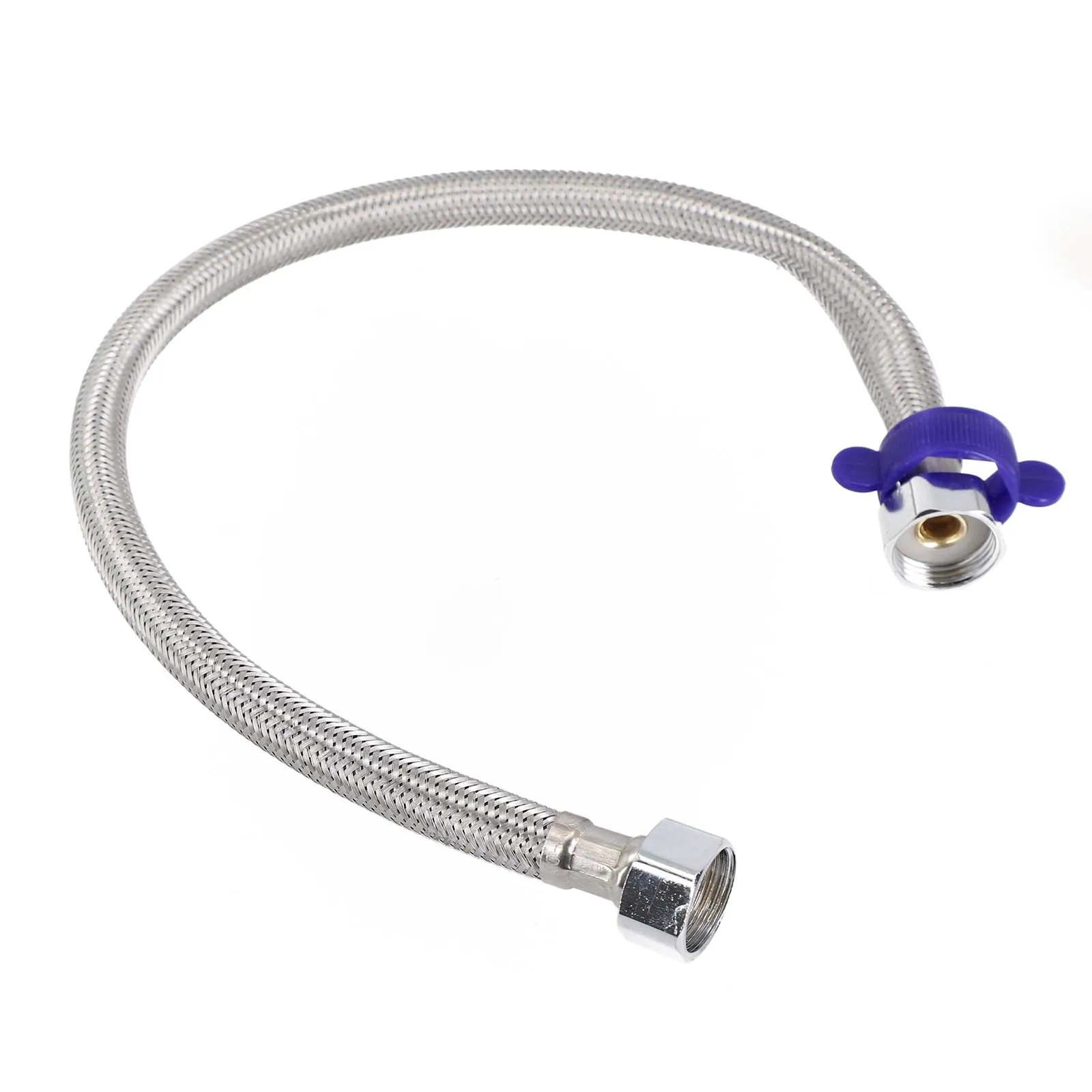 Braided Stainless Steel Plumbing Explosion-Proof Flexible Braided Hose Faucet Water Pipe Hose Line Flexible Faucet Connector