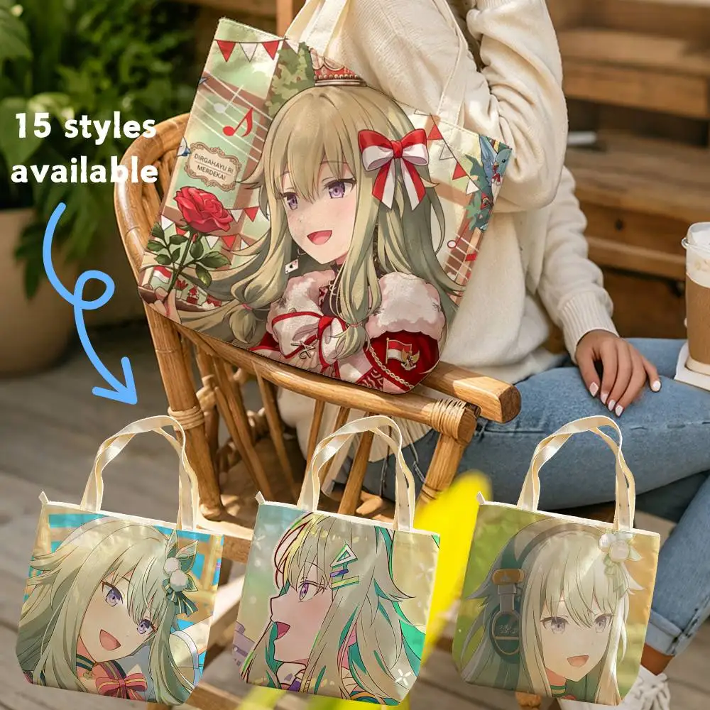 Shy Theatre Girl K-Kusanagi Nene Waterproof Lined Canvas bags suitable for going to class, shopping, gifts, and commuting