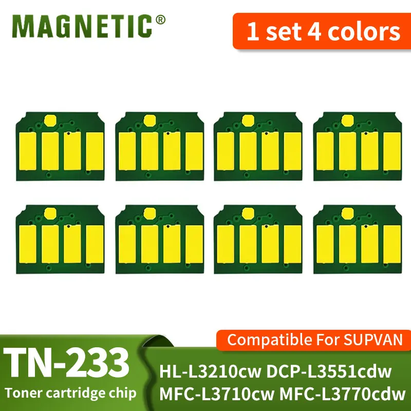 New Zealand version TN233 TN 233 Toner Cartridge chip Compatible for Brother HL-L3210cw DCP-L3551cdw MFC-L3710cw MFC-L3770cdw