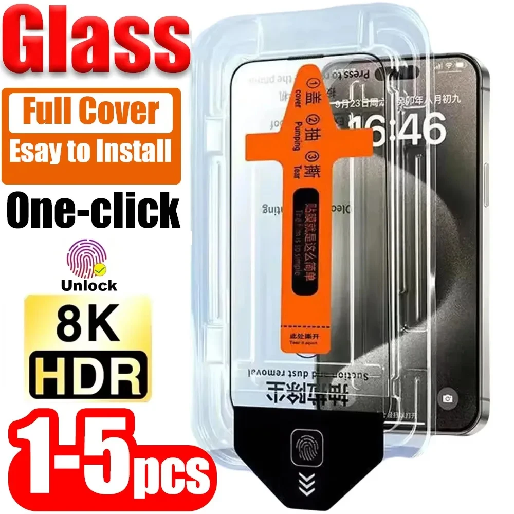 1-5PCS Unlock Glass For Samsung S25 Ultra S26 S24 S23 A55 A16 A57 A56 S22 S21 A73 A54 A53 A52 A51 A36 A35 A26 Screen Protector