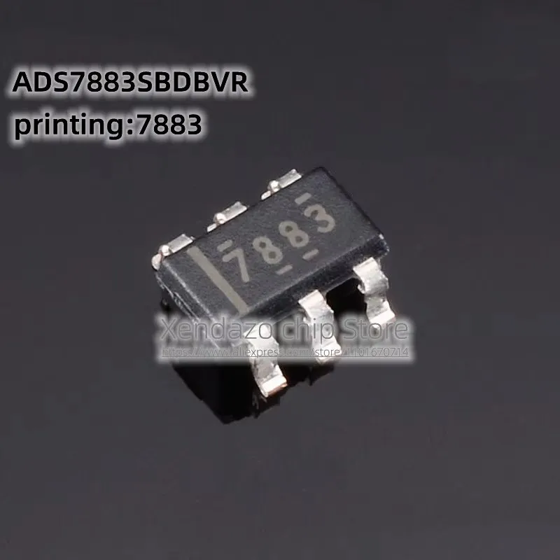 5pcs/lot ADS7883SBDBVR ADS7883SBD Silk screen printing 7883 SOT23-6 package Original genuine ADC chip