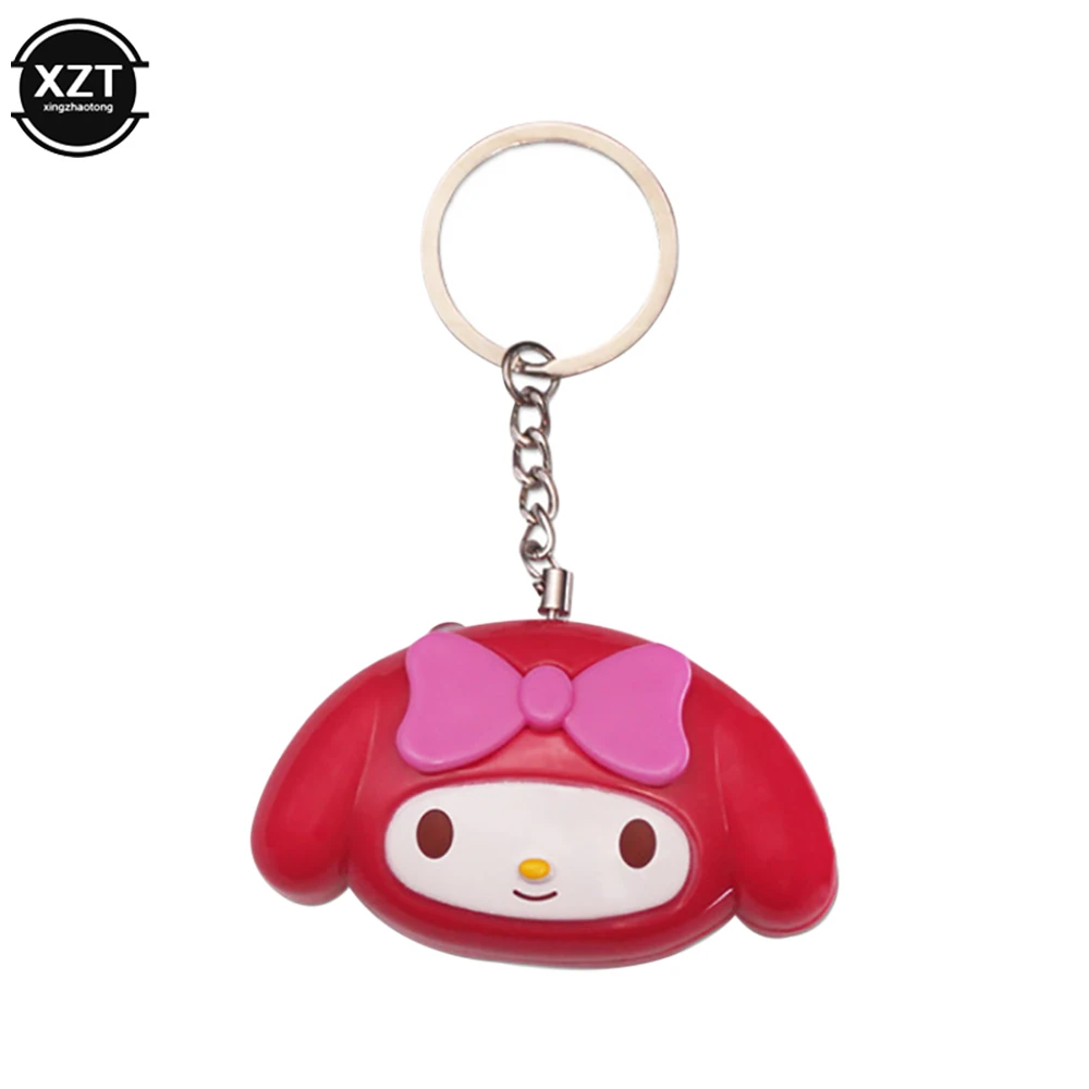 Cute Mini Self Defense Keychain Alarm Super Loud Personal Security Alarm Anti-Attack Emergency Alarm Keyring For Women Kids