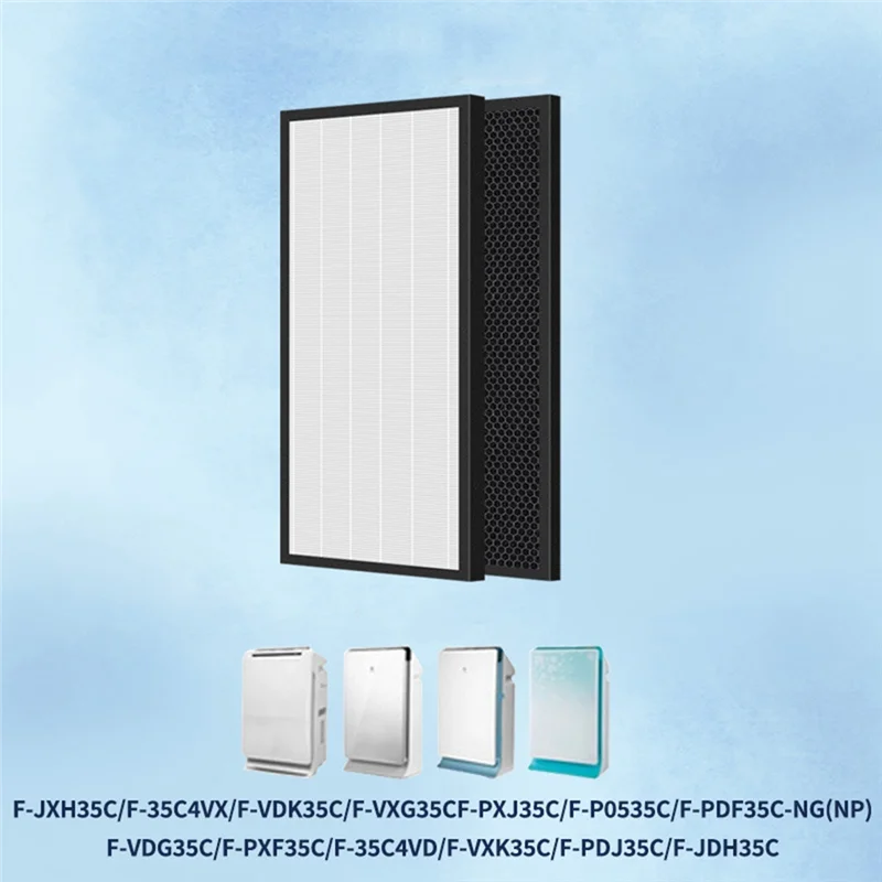 HEPA Filter for F-PXF35C F-PDF35C F-VXG35C F-VDG35C F-PDJ35C F-PXJ35C F-JXH35C F-JDH35C F-36C4VD Air Purifier