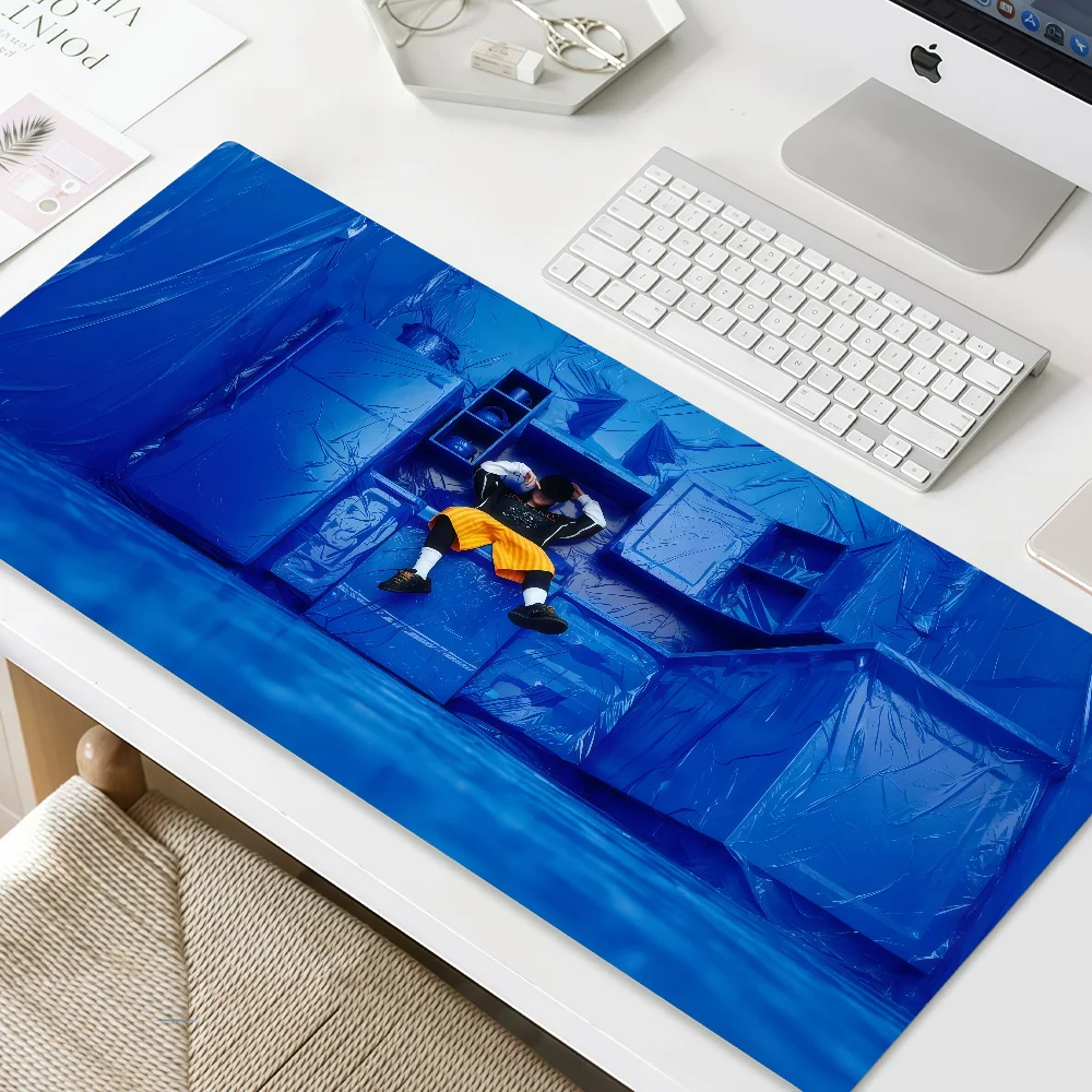 Mouse Pad MousePad Non-slip Lockedge Singer Office Student Gaming Thickened Large Writing Pad B-Billie Cushion