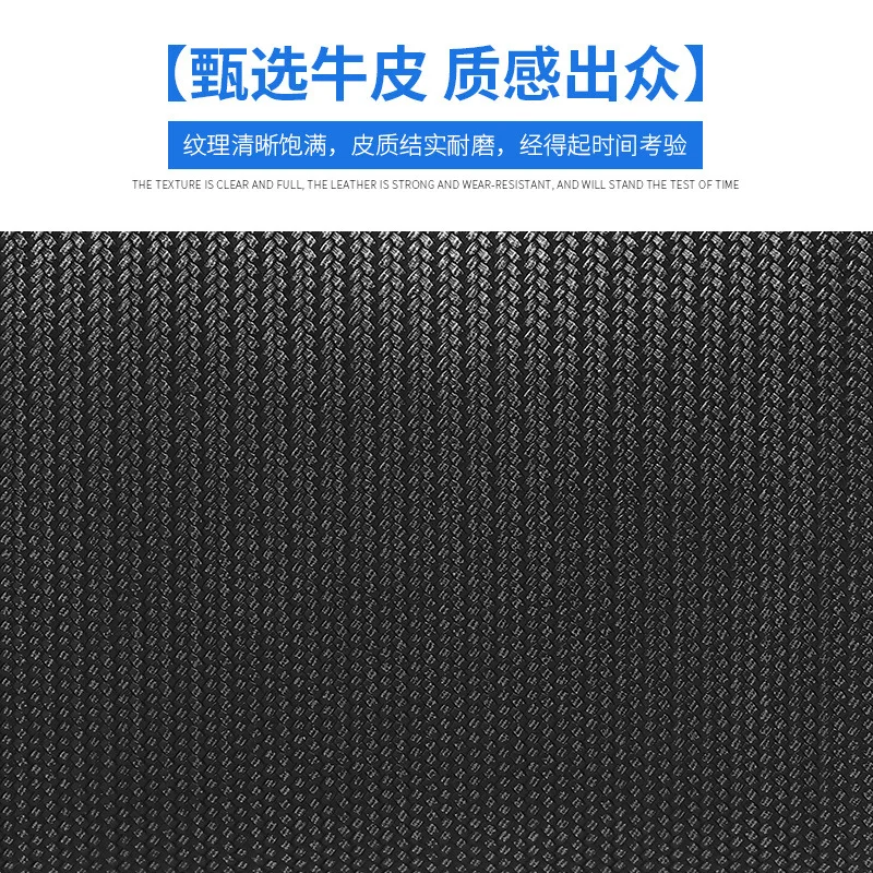 New Cowhide Briefcase Horizontal Style High-end Men's Handbag Fashionable Large Capacity Genuine Messenger Bag Men Laptop