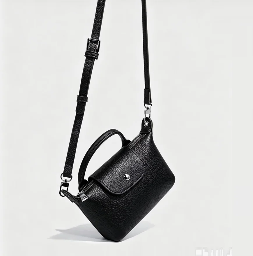 Small Pencil Bags Fashion Designer Women's Handbag Genuine Leather Bag Luxury Minimalist Ladies Bag Retro European Style Purse