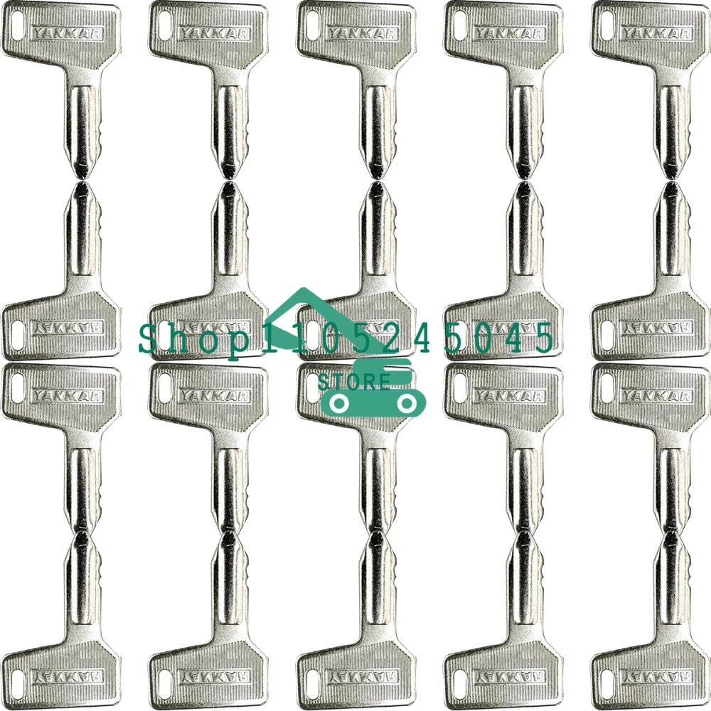 50PCS 301 New Excavator Ignition Key For YM Engineering Vehicle Parts VIO15, VIO15-2, VIO17