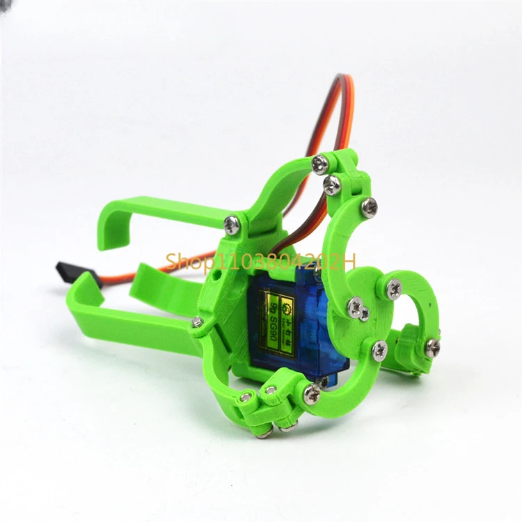 3D Printing Three Finger Claw with Steering Gear Mechanical Claw Manipulator 3D Printing Technology Production Creative DIY