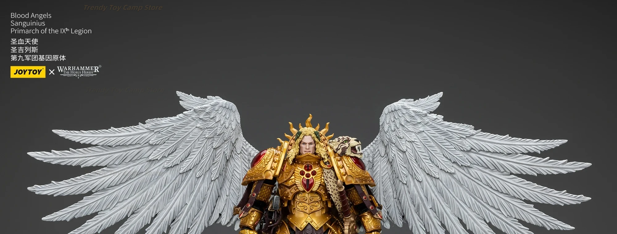 لعبة الفرح Warhammer حورس هيرسي ملائكة الدم Sanguinius Primarch of the IXth Legion عمل الشكل ديكور هدية عيد ميلاد