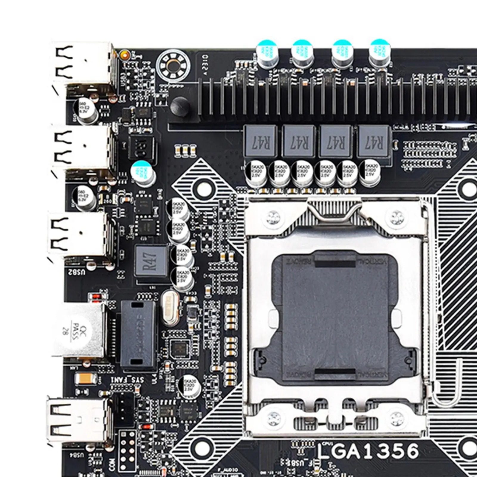 X79A V2 Computer Mainboard M-ATX LGA1365 DDR3 64GB All Solid Capacitor NVME M.2 PCIE X16 Gaming Motherboard