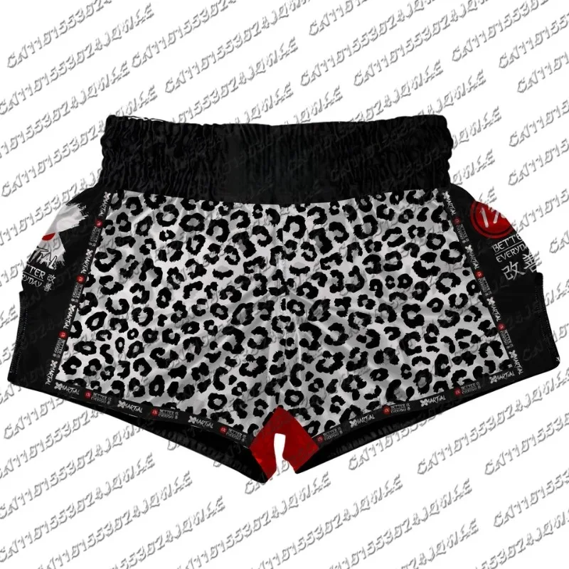 2026 Summer Men's and Women's Boxing Shorts Training Fighting Sports Shorts Quick drying Muay Thai Shorts Professional Shorts