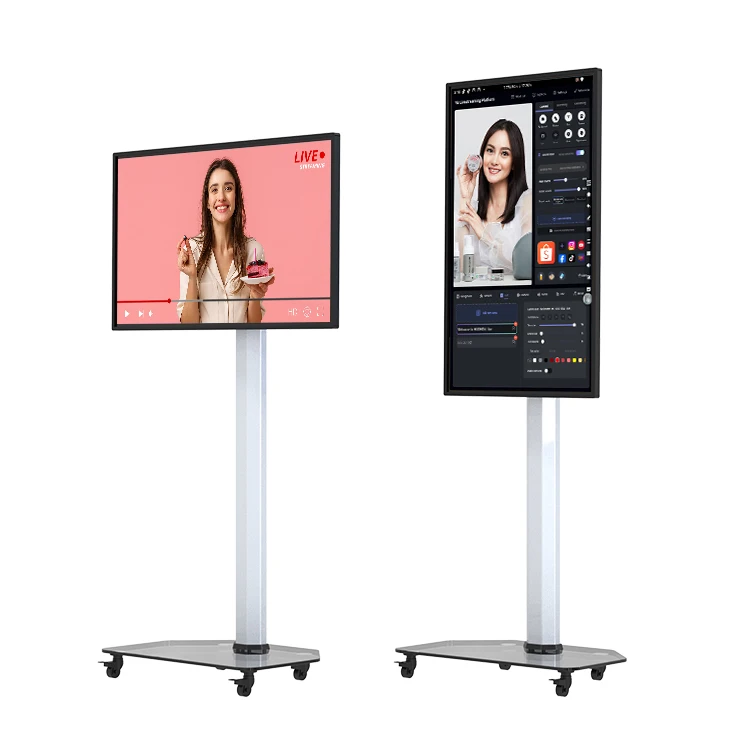 

HUSHIDA 49 Inch OEM/ODM Mobile Phone Live Streaming Broadcasting Large LCD Display Screen Equipment for Live Broadcast
