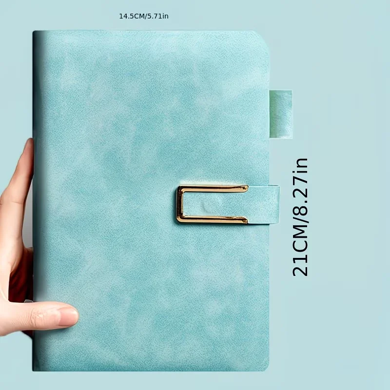 Personalized Vintage A5 Leather Notebook Soft Cover Ideal for Business Meetings College Life Journal Writing
