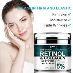 Retinol Face Cream Moisturizing Firming Brightening skincare Collagen Hyaluronic Acid Creams Facial Skin Care Products