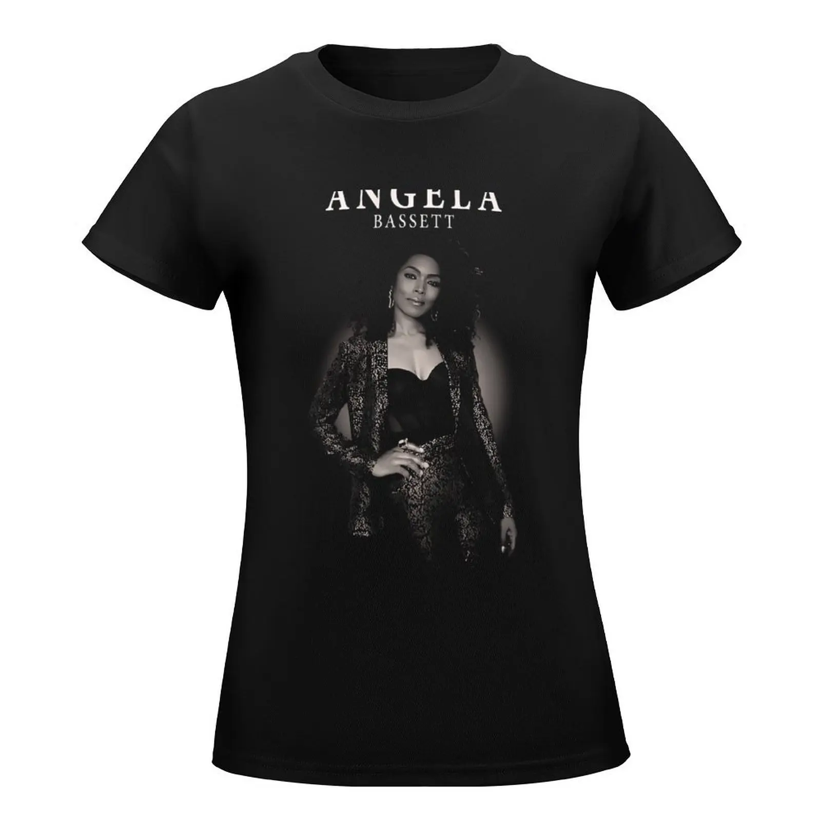 Angela Bassett hirt T-Shirt heavyweights plus size tops Women tops