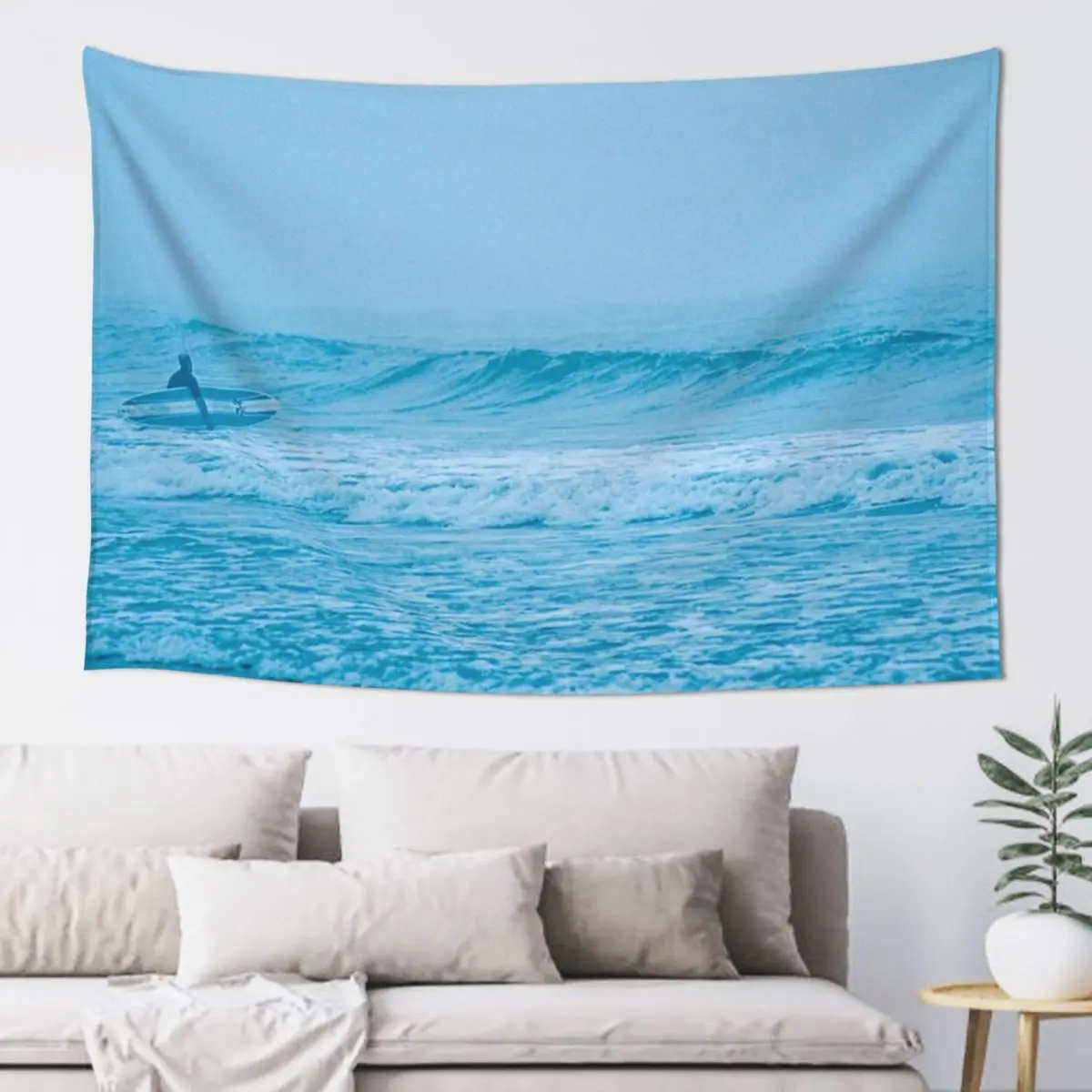 

Sea Isle Surfer Tapestry Christmas Decoration Aesthetic Room Decor Korean Tapestry